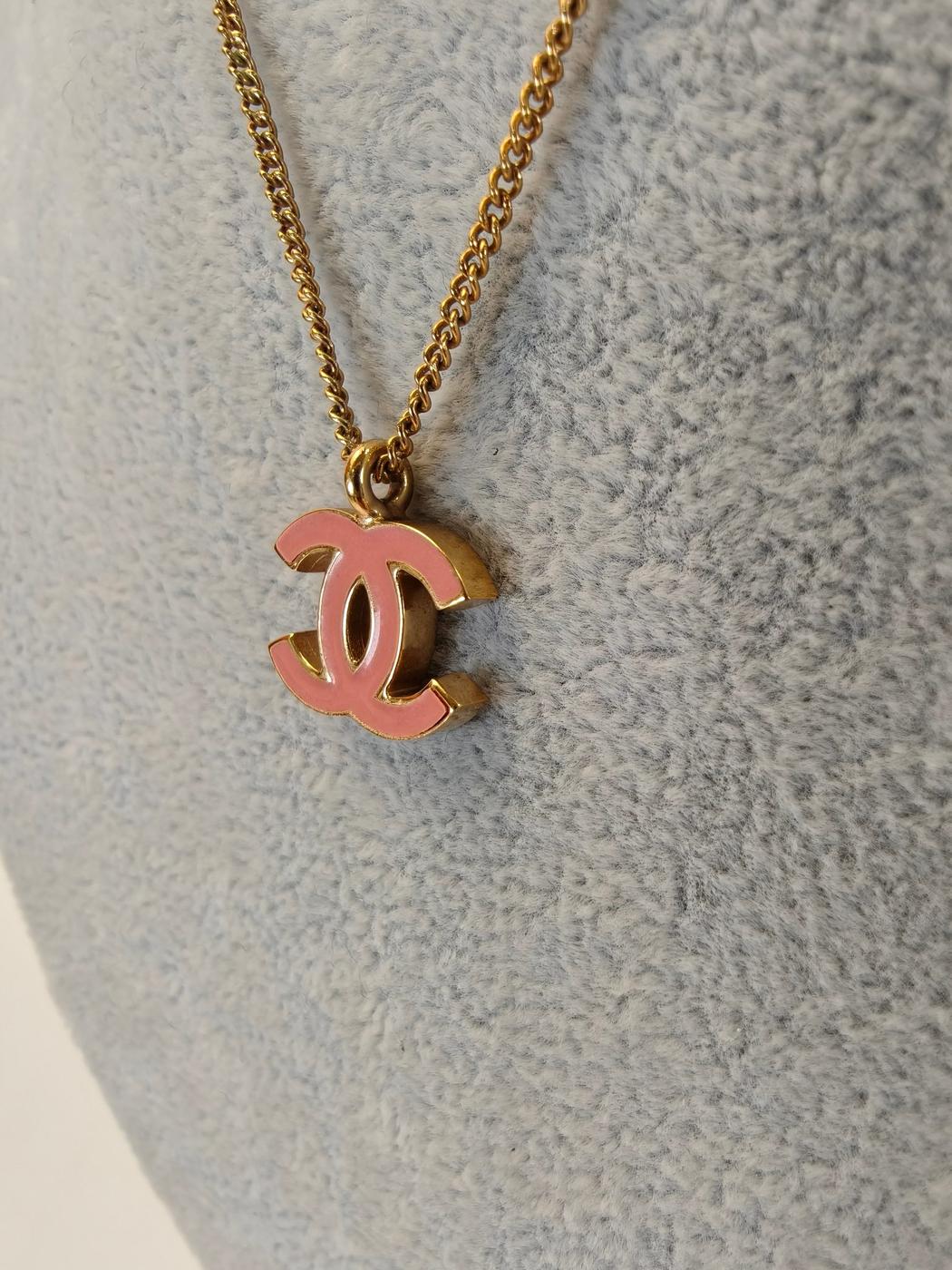 香奈儿 Coco Mark 项链,粉色,货号:10483