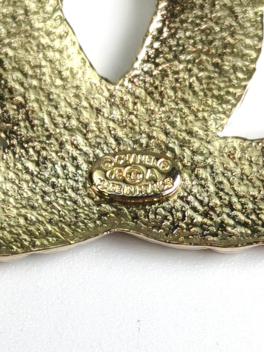 CHANEL シャネル ココマーク 羽 ブローチ ゴールド 管理番号:10499