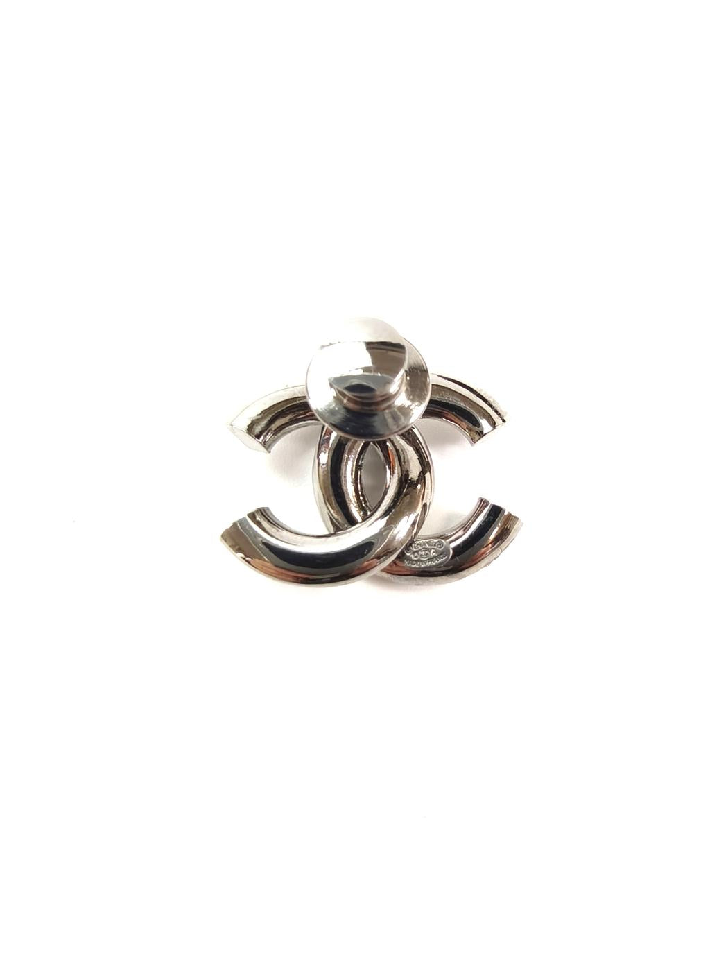 CHANEL シャネル ココマーク パール ピンブローチ シルバー 管理番号:10990