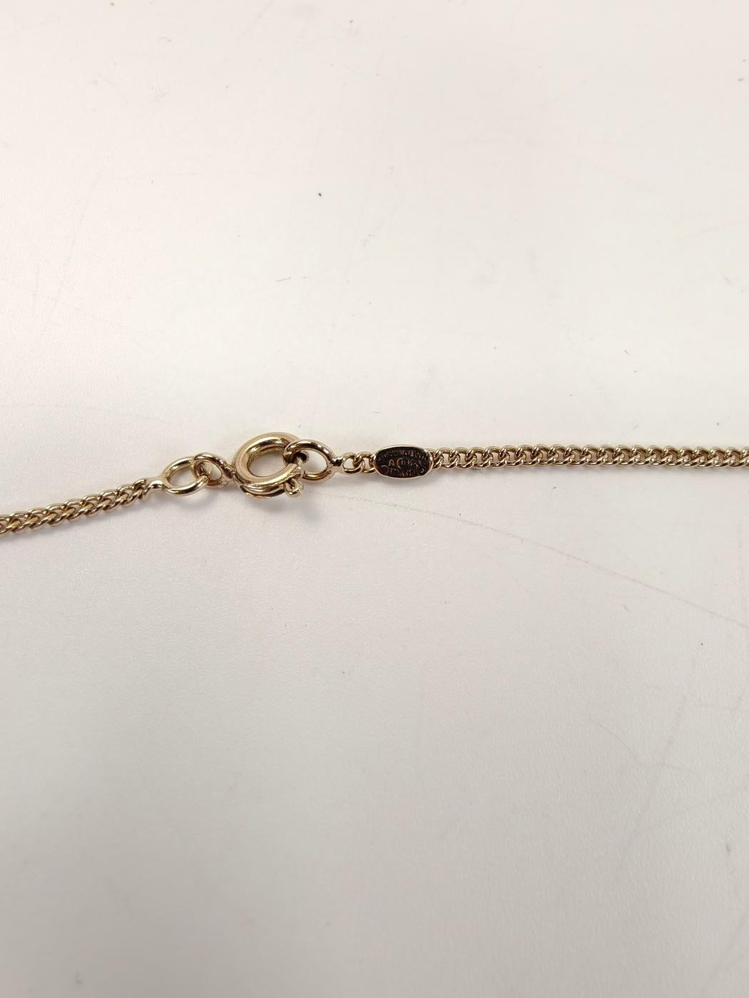 CHANEL シャネル ココマーク ネックレス ゴールド×ブラック 管理番号:11170