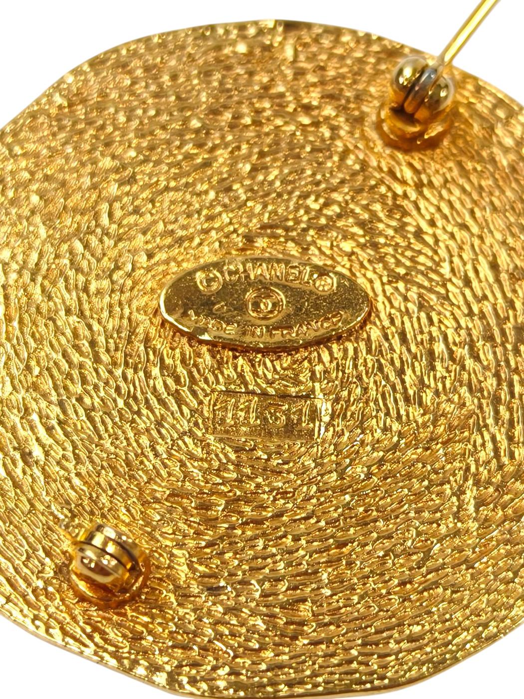 シャネル 31 リューカンボン ブローチ ゴールド メッキ レディース CHANEL コメ有 管理番号:11519