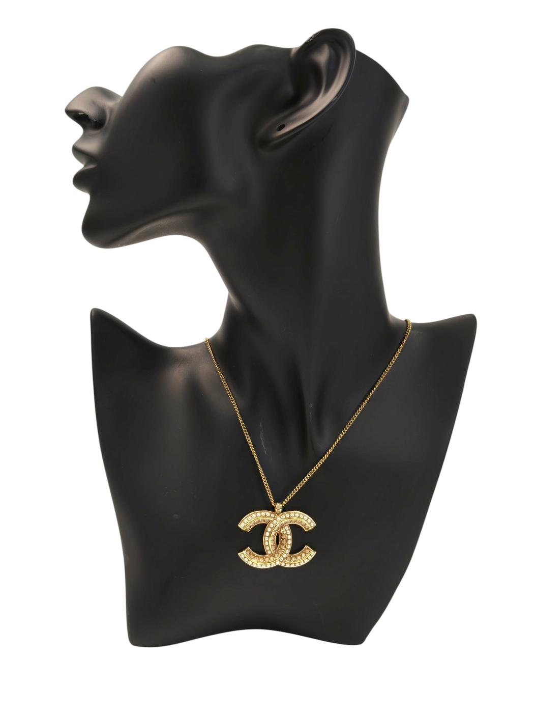 CHANEL Coco Mark With Comment 2020 Necklace Gold Management number: 11674