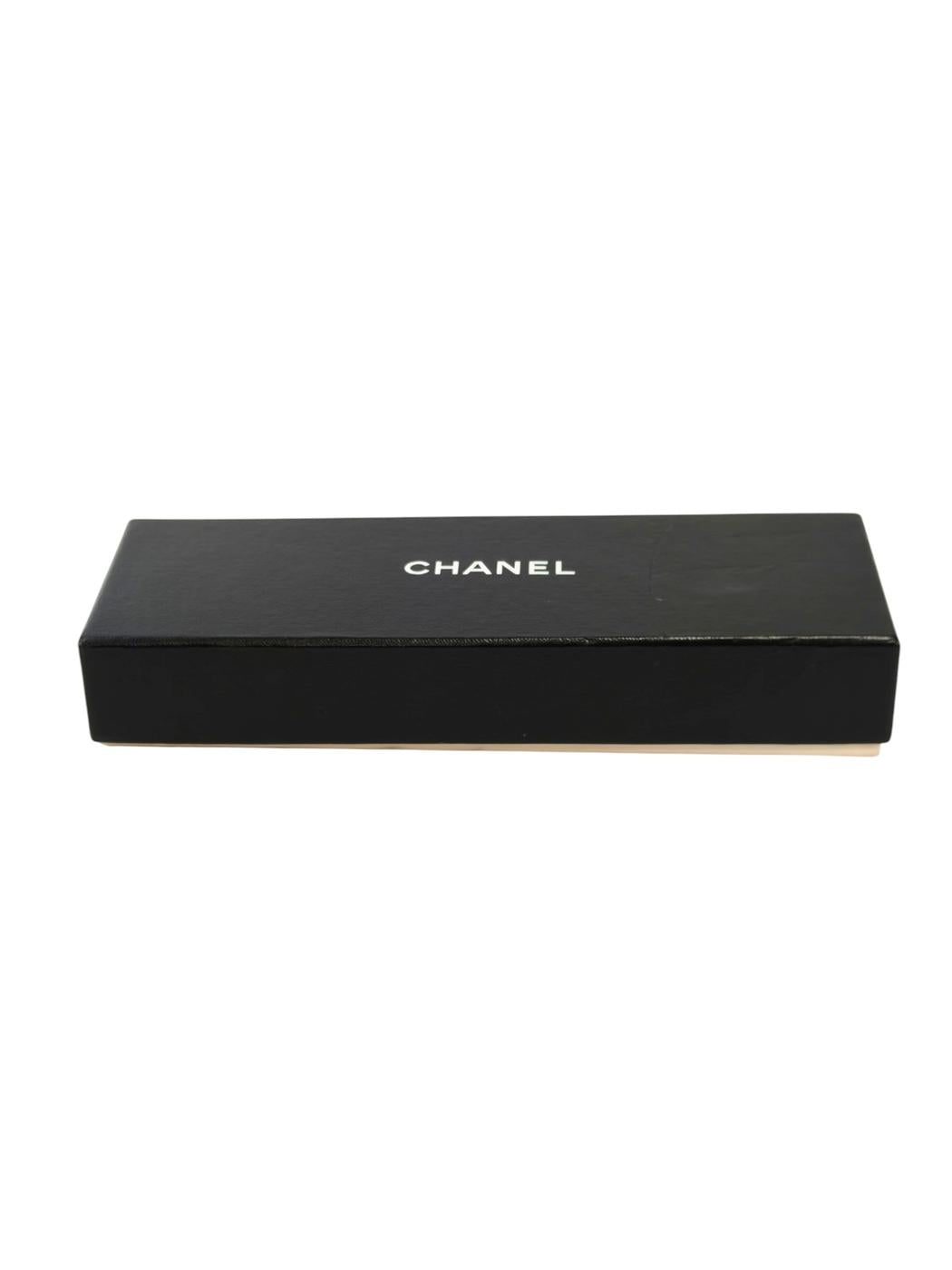 CHANEL Square Marble Orange/Yellow/Black Necklace with CC Logo 03P 2003 Spring/Summer Management Number: 11752