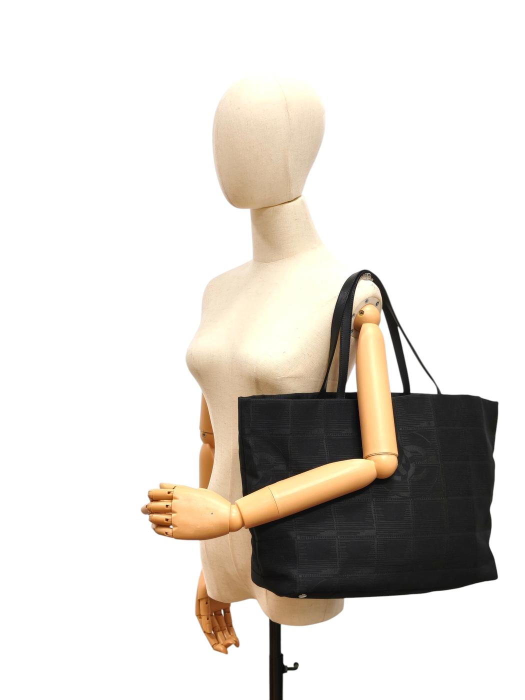 CHANEL New Travel Line Tote, Serial No. 12, Tote Bag, Black, Reference No.: 11810