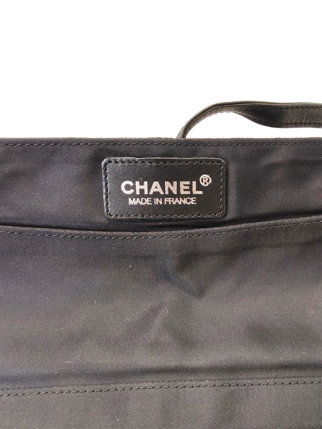 シャネル CHANEL コスメポーチ アクセサリーケース ジュエリーケース ニュートラベルライン ナイロン 黒 管理番号:9705