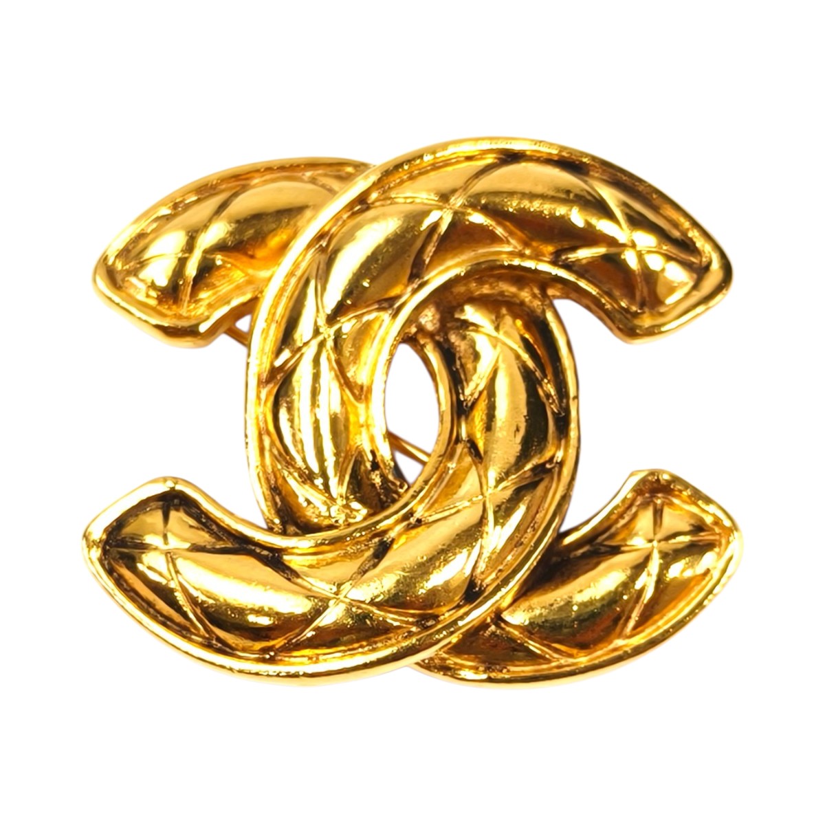 CHANEL シャネル マトラッセ ココマーク ブローチ ゴールド 管理番号 