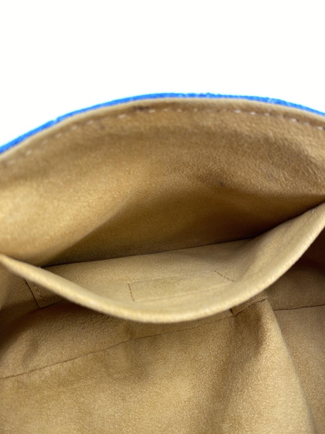 LOUIS VUITTON ルイ ヴィトン モノグラムデニム ミニプリーティ ハンドバッグ ショルダーバッグ ワンショルダー セミショルダー ブルー 青 M95050 管理番号:8844