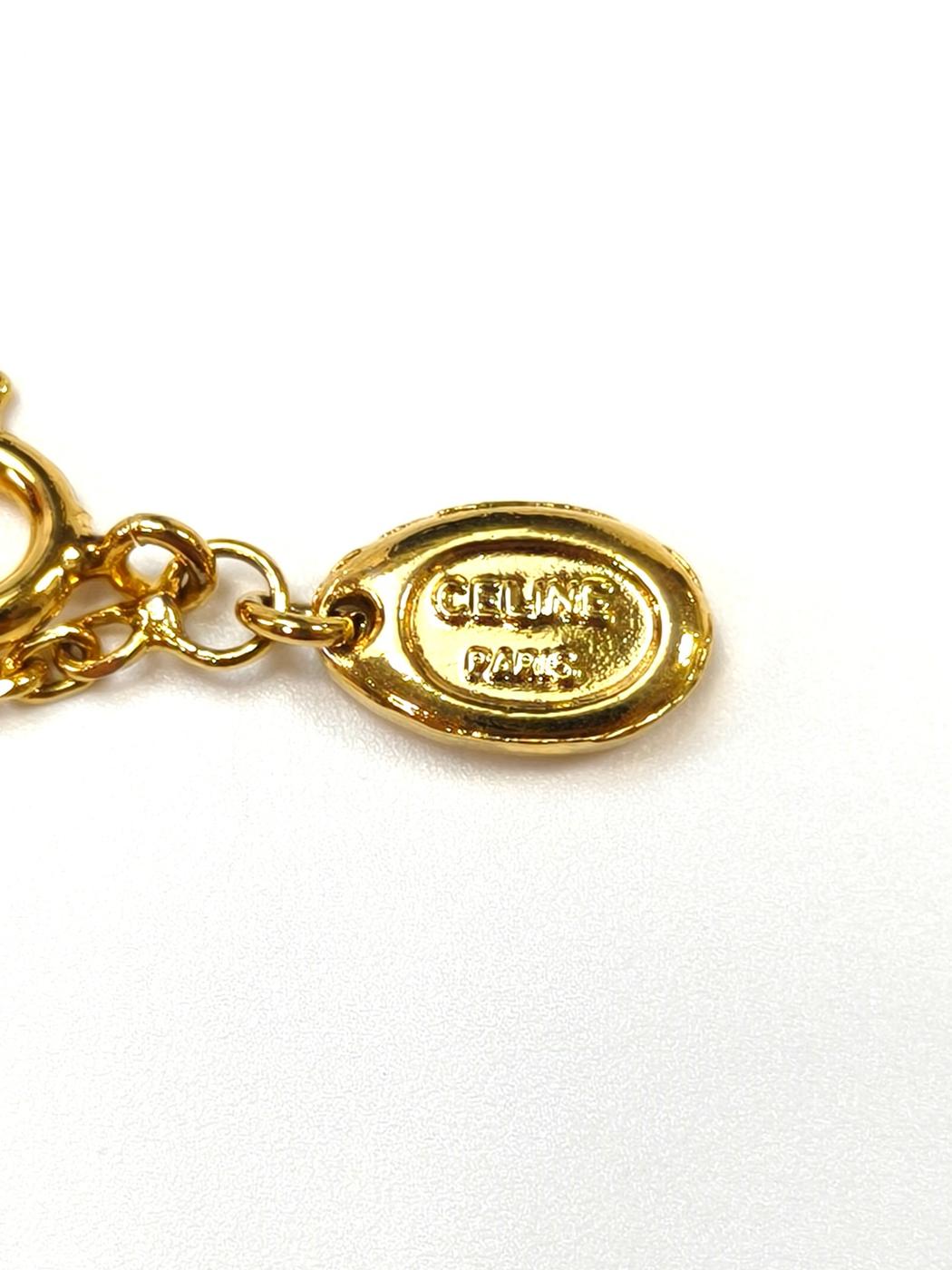 CELINE セリーヌ トリオンフ ゴールド ネックレス 管理番号:10130