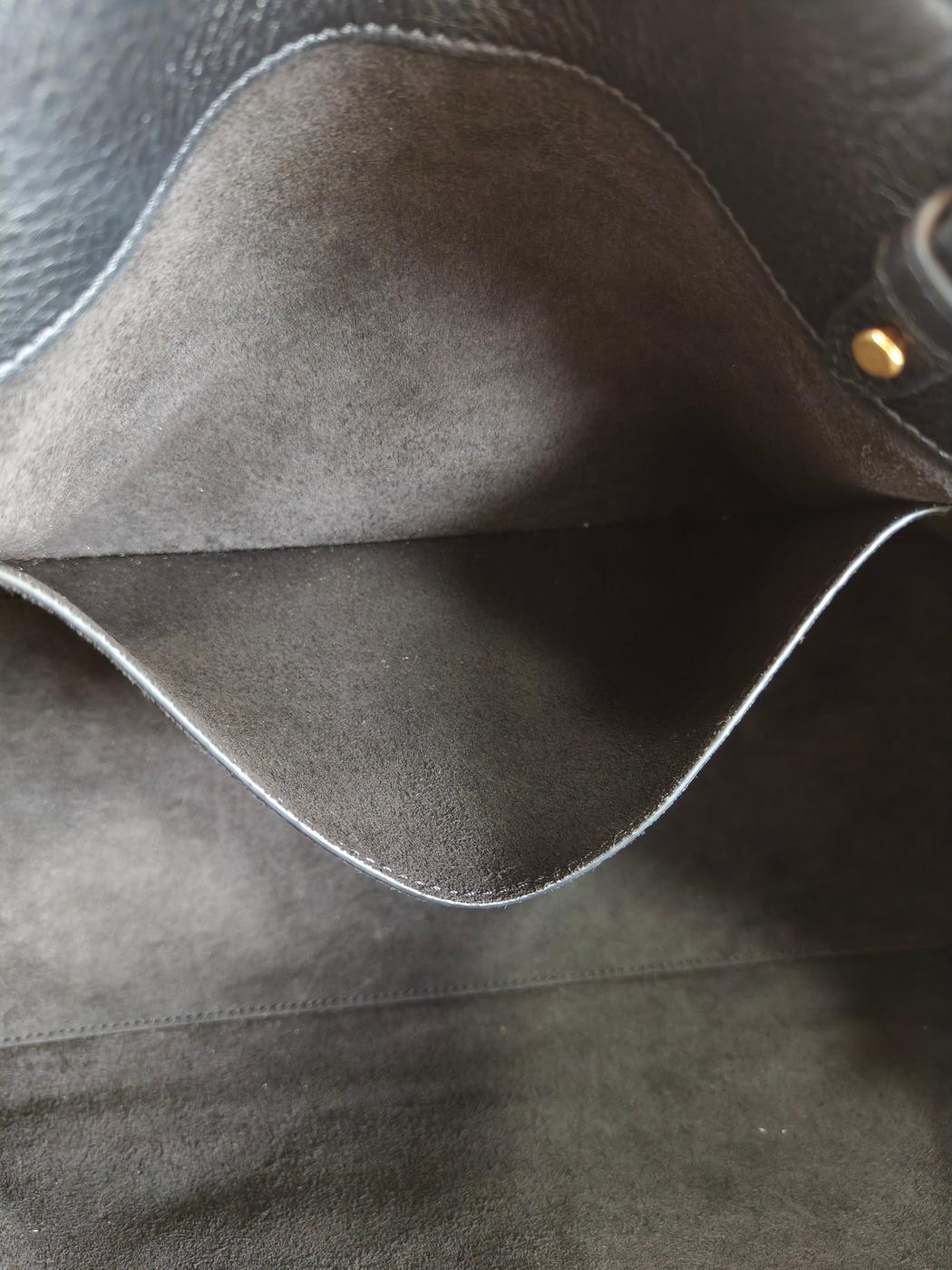 CELINE セリーヌ ミディアム アポリーヌ 2Way トートバッグ ショルダー ブラック 管理番号:10479