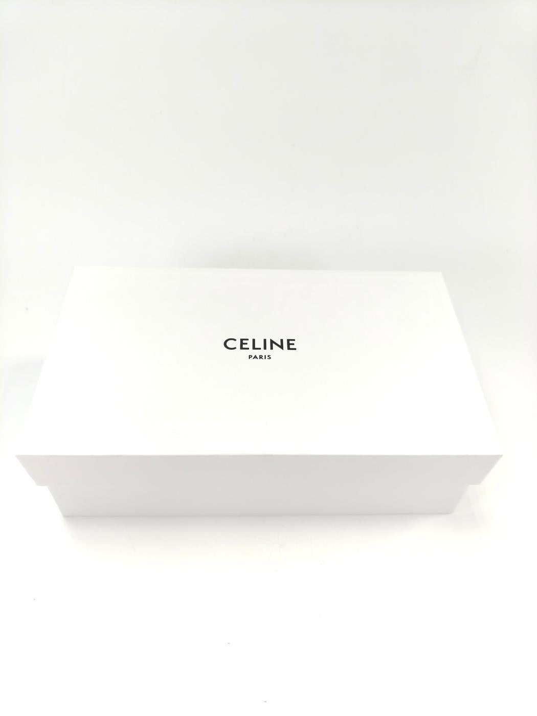 CELINE セリーヌ トリオンフ 01 サングラス オーバル ブラック×ゴールド 未使用 管理番号:11153