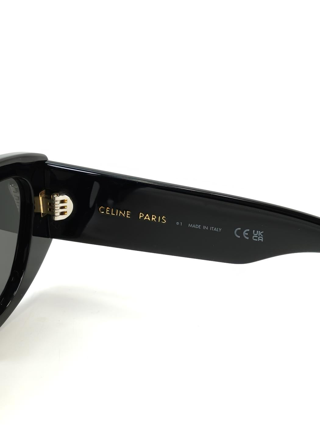 CELINE セリーヌ トリオンフ 15 サングラス ブラック×ゴールド 未使用 管理番号:11154