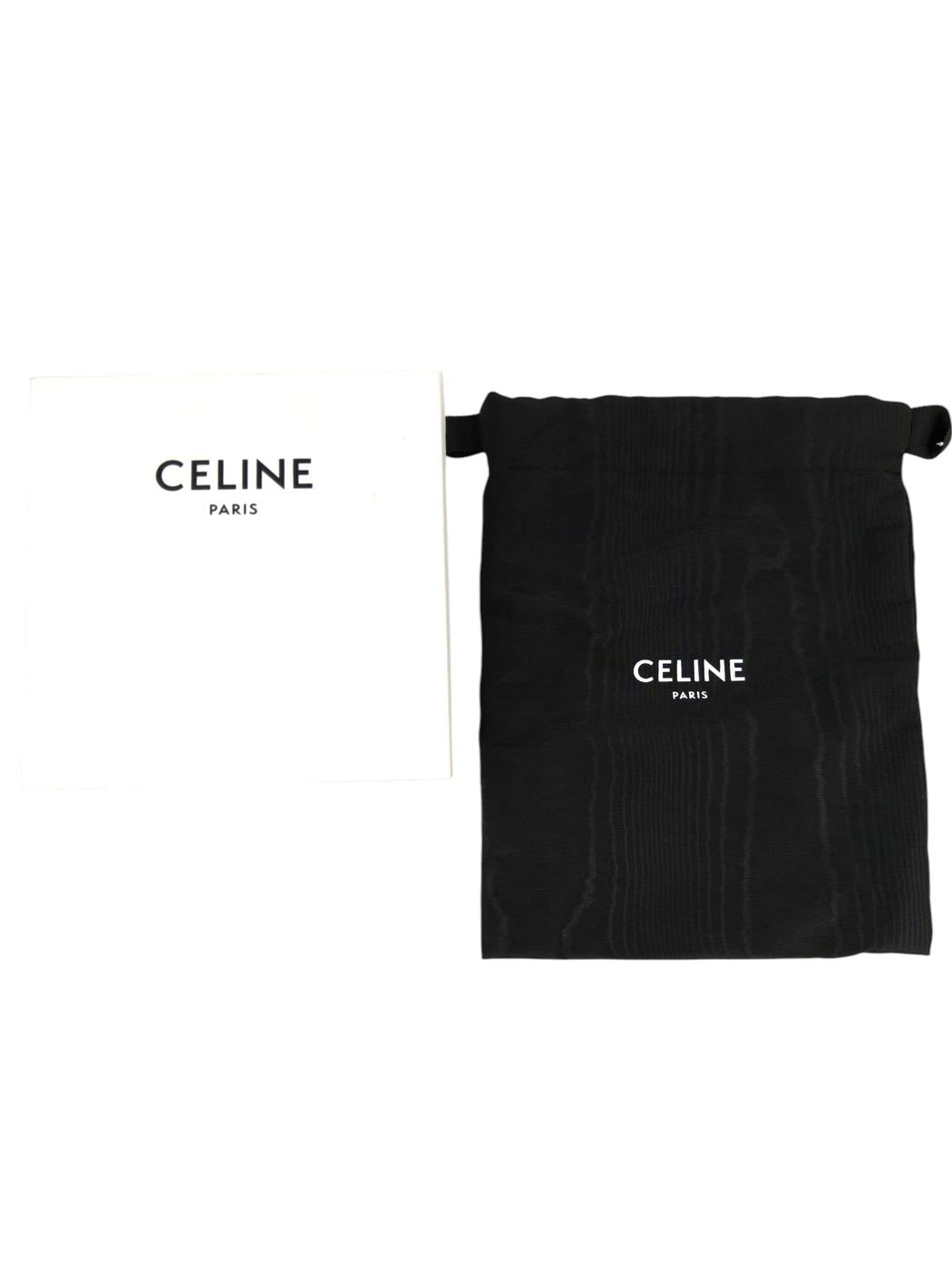 CELINE セリーヌ トリオンフ ベルト ブラック サイズ70 管理番号:11301