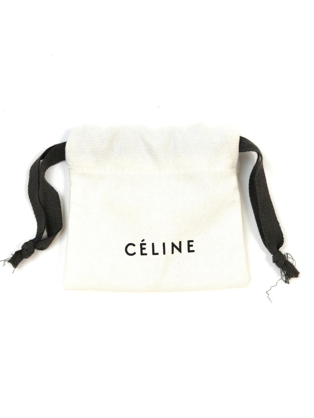 Celine セリーヌ ノット エクストラシンブレスレット シルバー 管理番号:11495
