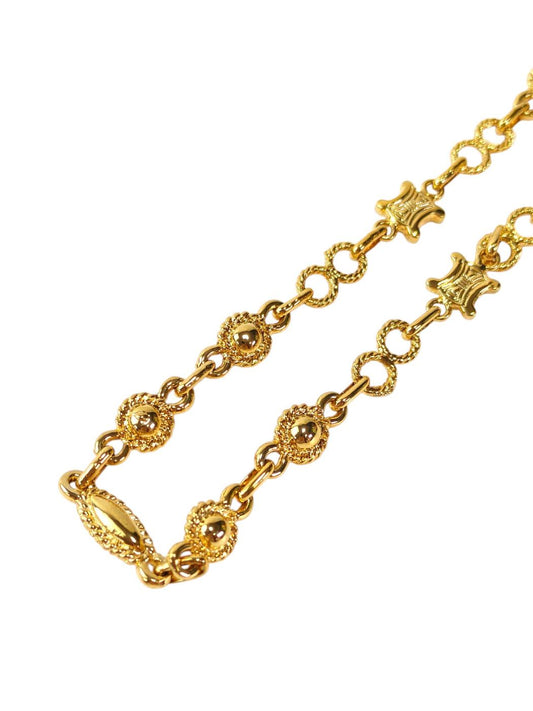 Celine Triomphe Chain Long Necklace Gold Product number: 11716