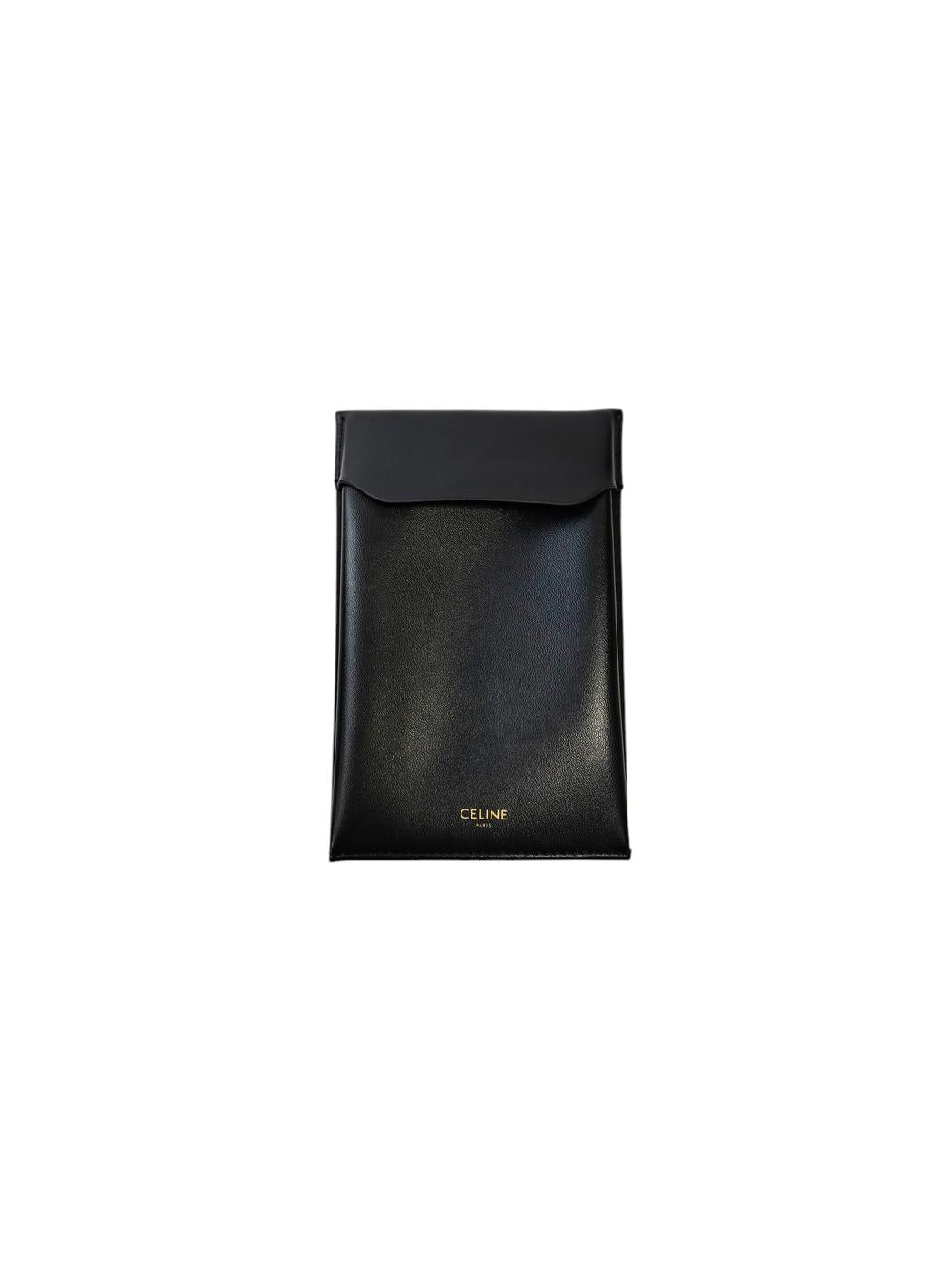 Celine Triomphe Necklace in Rhodium Finish Brass & Crystal Stones Silver, Reference Number: 11735