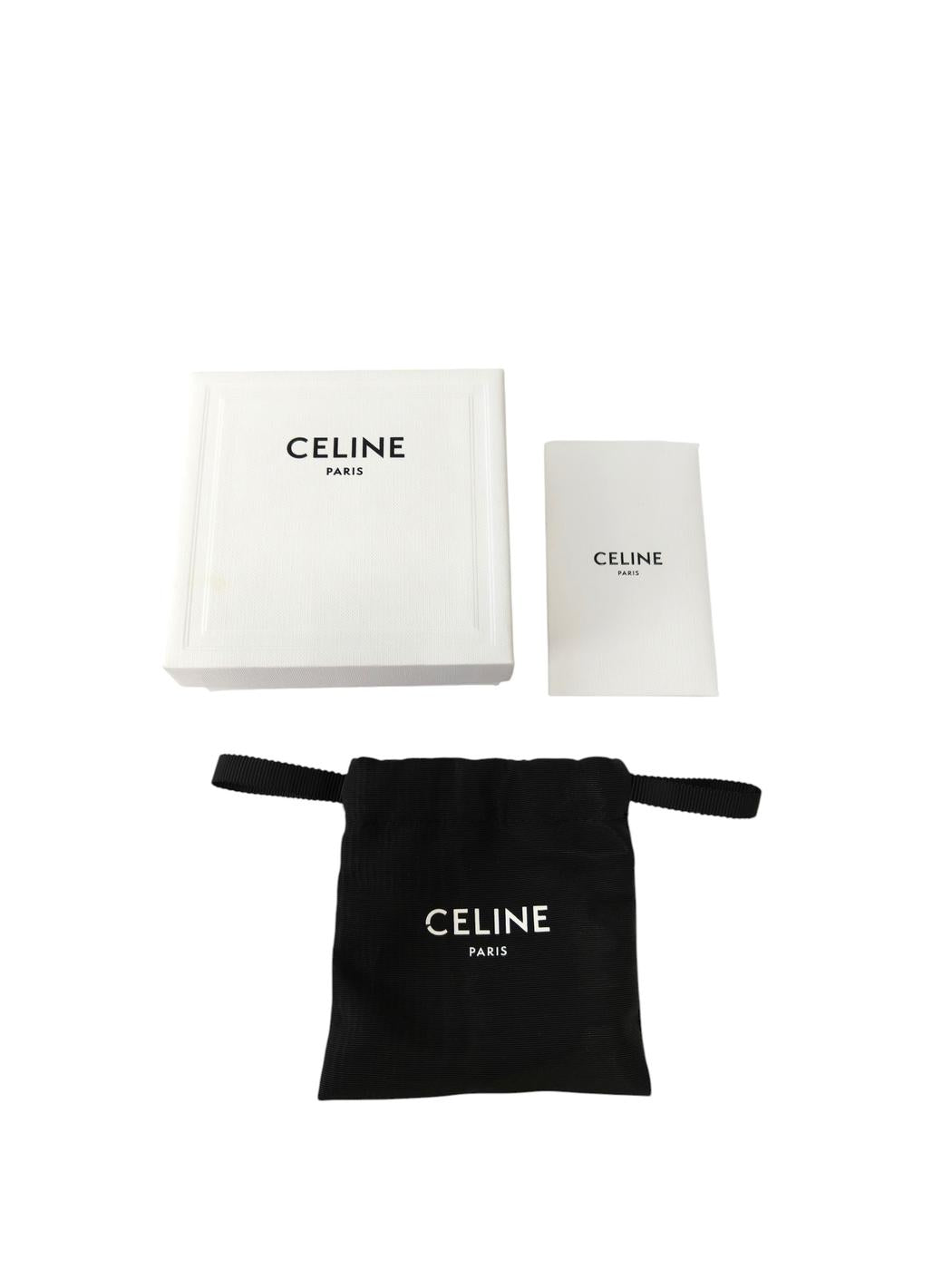 Celine 凯旋门铰接式手链,金色饰面黄铜,管理编号:11791