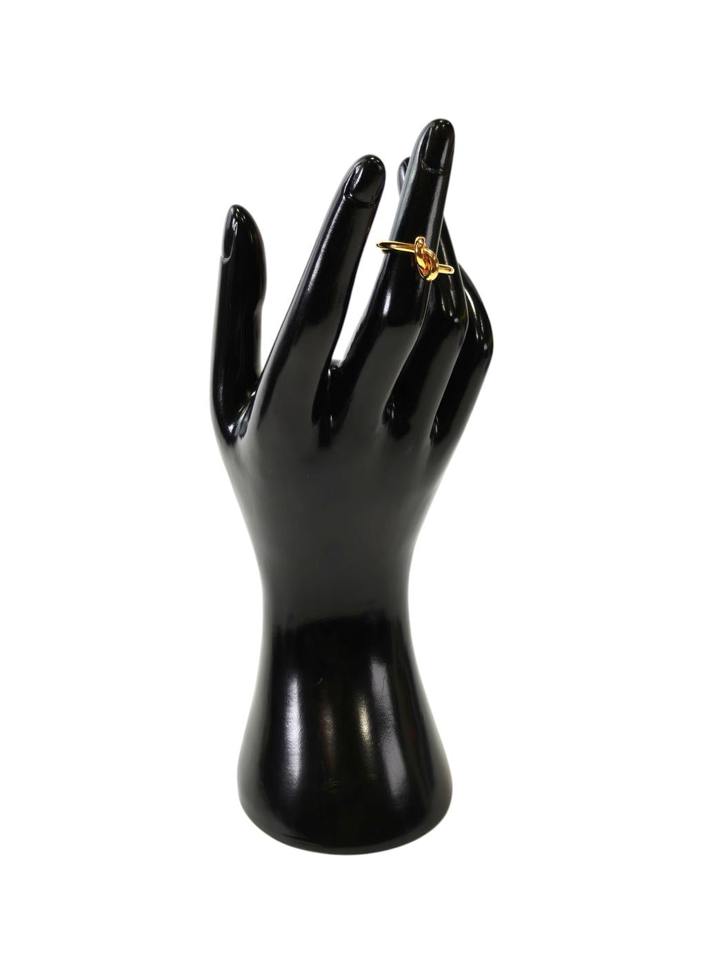 Celine Knot Ring Gold #50 Ring Gold Control Number: 11799