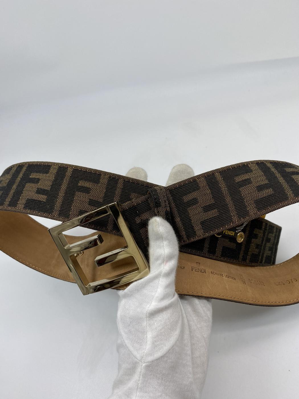 FENDI フェンディ ベルト FFロゴ ヴィンテージ ズッカ柄 管理番号:6557