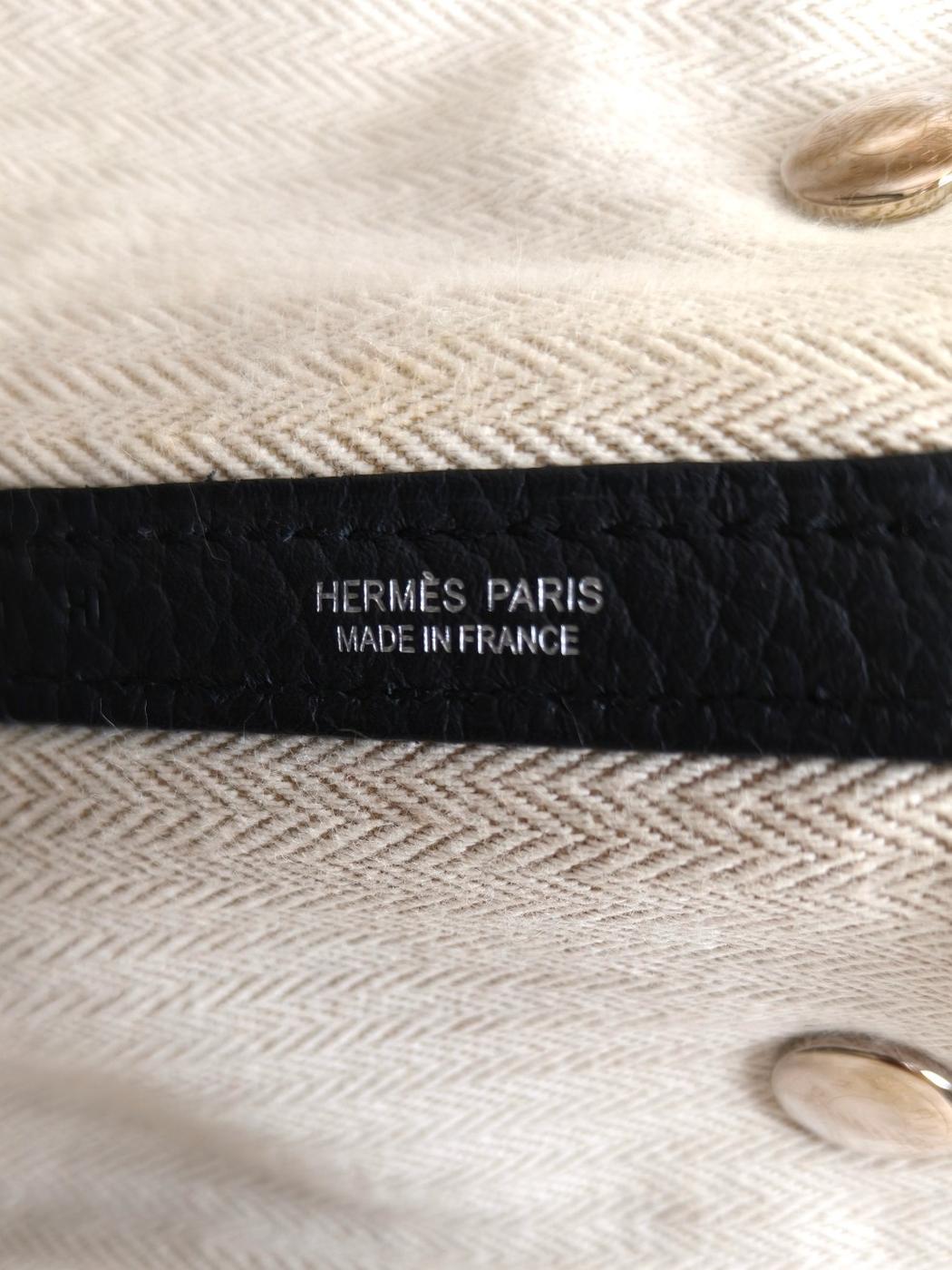 HERMES 爱马仕 Garden Party PM 手提包 黑色 商品编号:10932