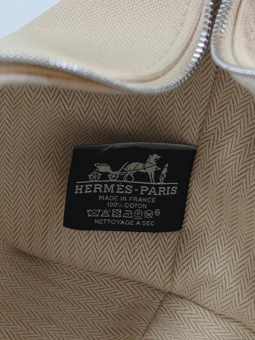 HERMES Brid-a-Brac Handbag Pouch Beige Reference Number: 10996