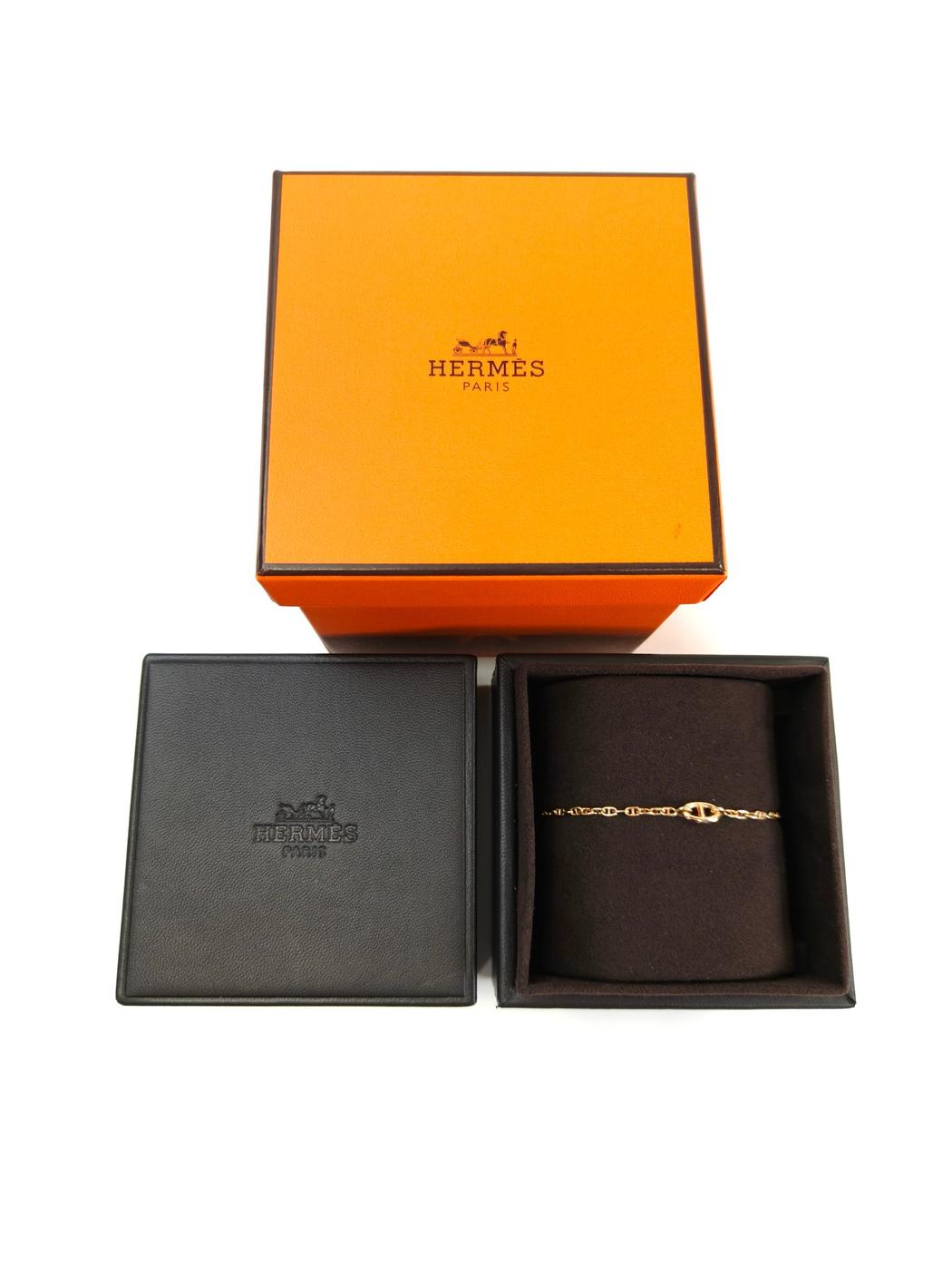 HERMES エルメス ファランドールTPM ブレスレット ピンクゴールド 管理番号:11150