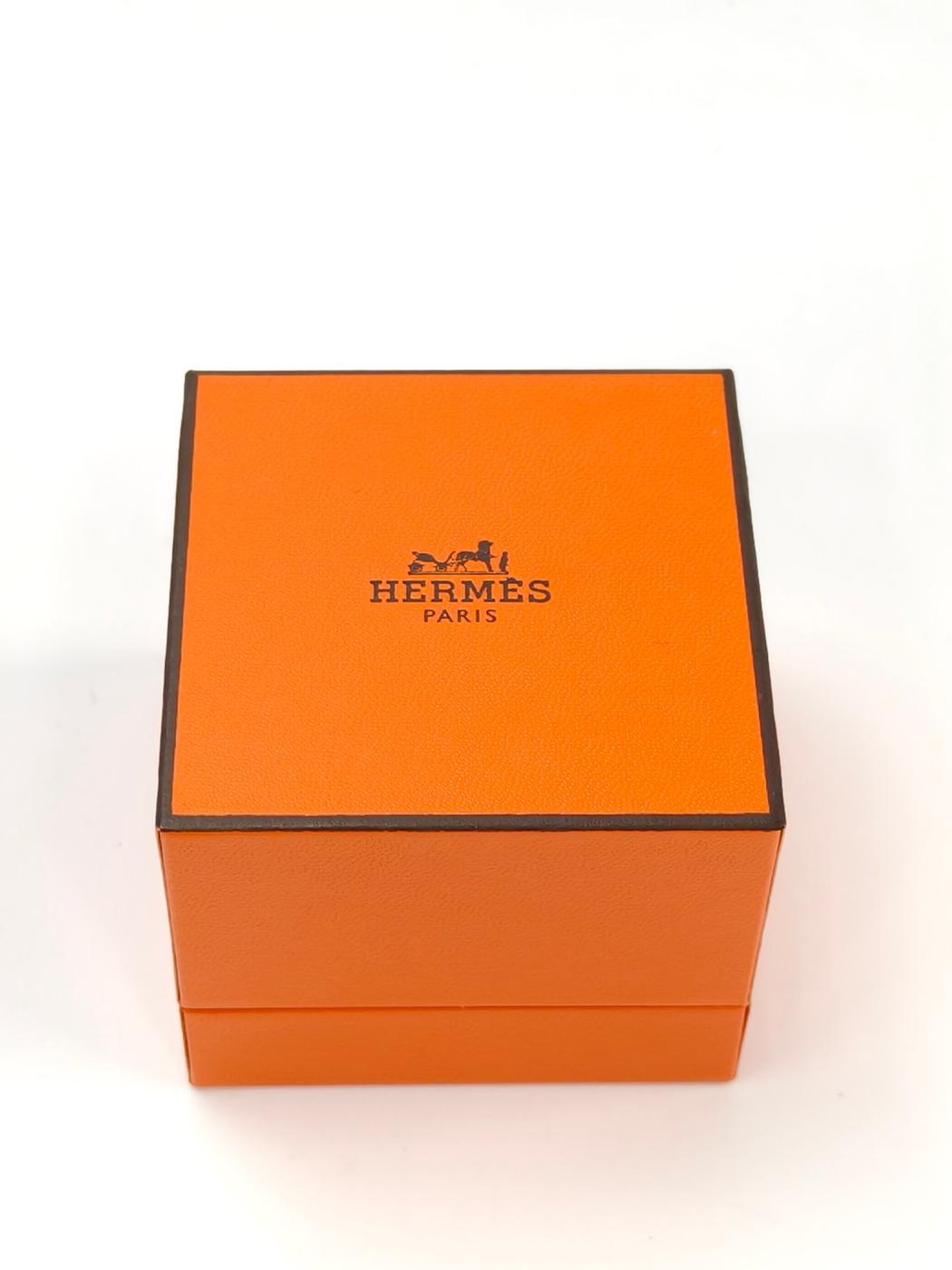 HERMES エルメス クロワゼットリング GM 指輪 シルバー #56 管理番号:11193