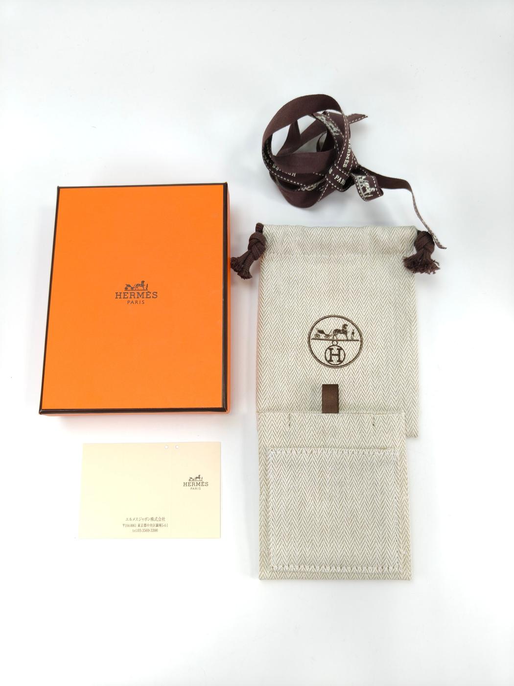 HERMES エルメス ポップH ネックレス ゴールド×ホワイト 管理番号:11198