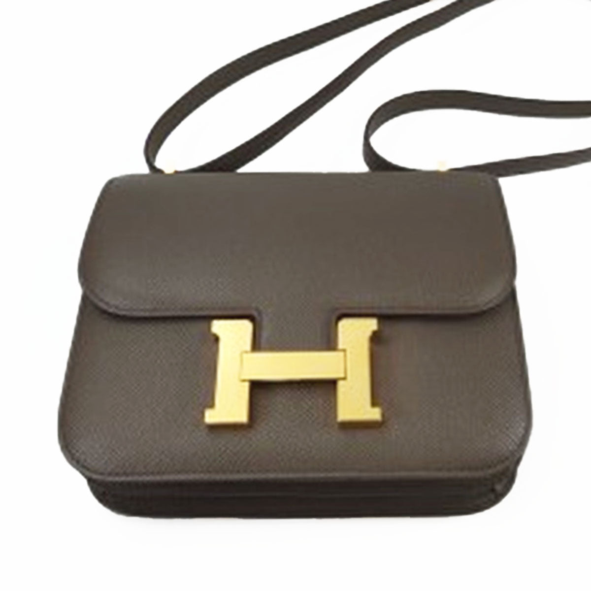 HERMES 爱马仕 Constance Mini 18 单肩包 锡器色 货号:2852