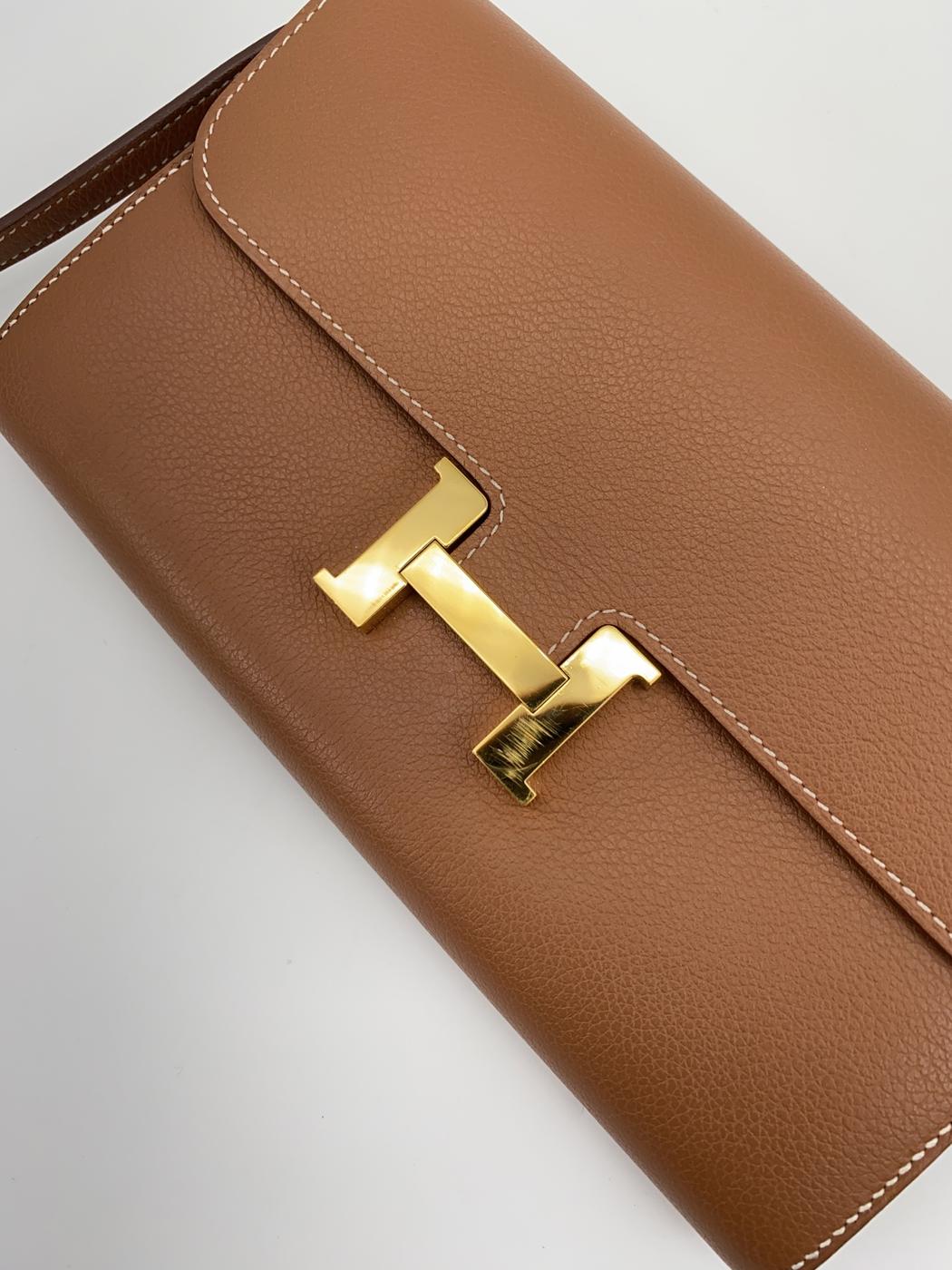 HERMES エルメス コンスタンス トゥーゴー ウォレット エプソン ゴールド金具 U刻印 2022年 管理番号:9169