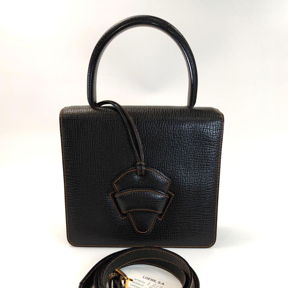 LOEWE ロエベ 2Way ハンドバッグ ショルダーバッグ バルセロナ ロゴ