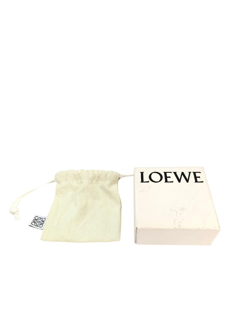 LOEWE ロエベ アナグラム ブローチ ゴールド 管理番号:11457