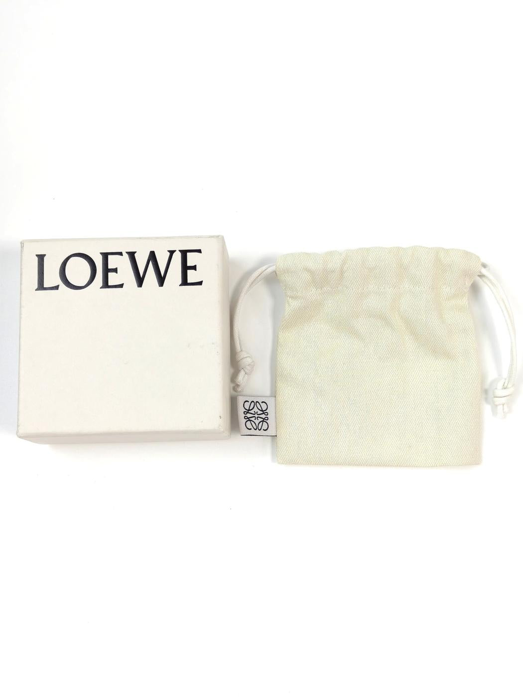 LOEWE ロエベ アナグラムロゴ キーホルダー シルバー 管理番号:11488