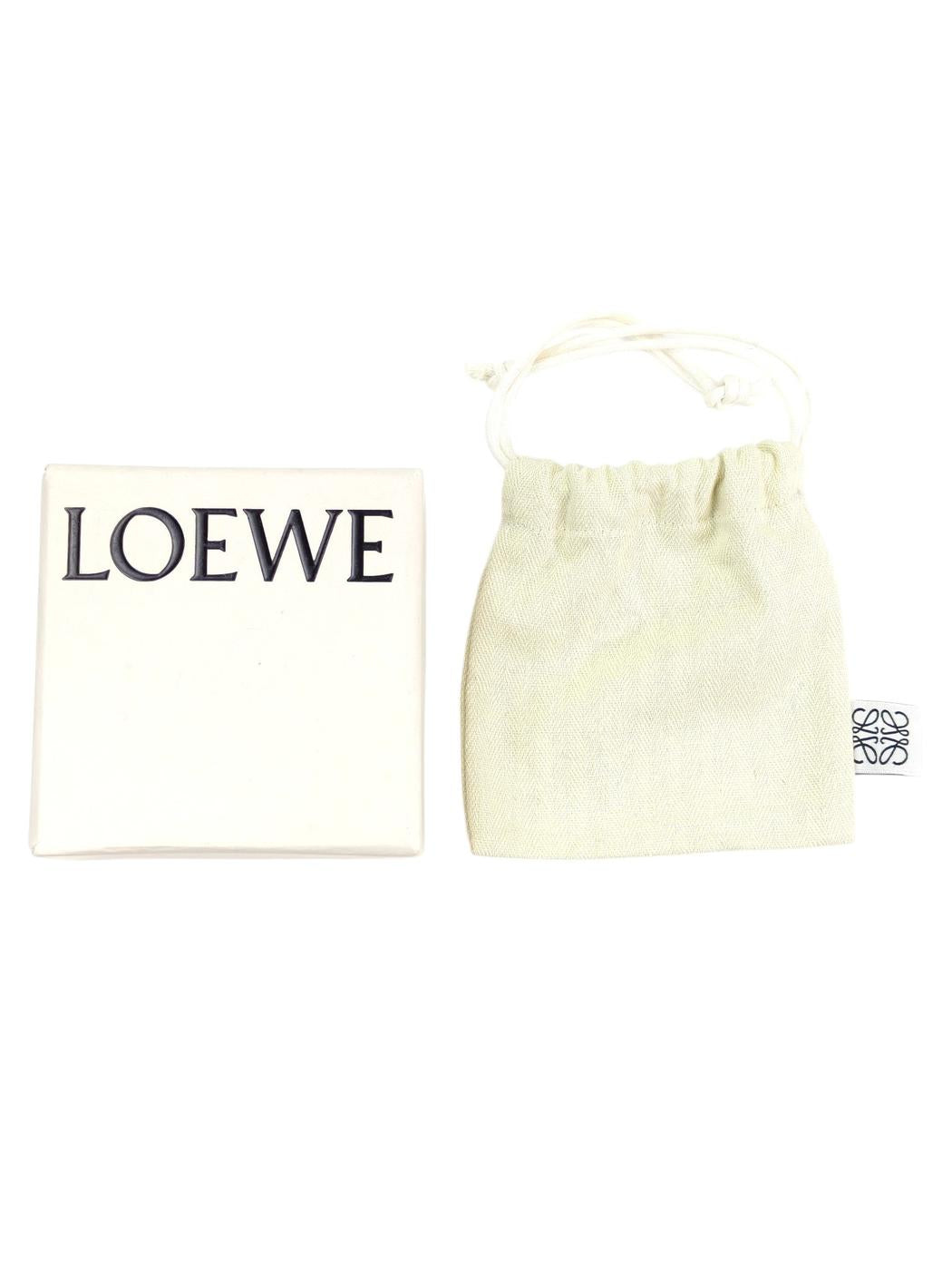 LOEWE ロエベ アナグラム ブローチ ピンクゴールド×ゴールド×マルチ 管理番号:11615
