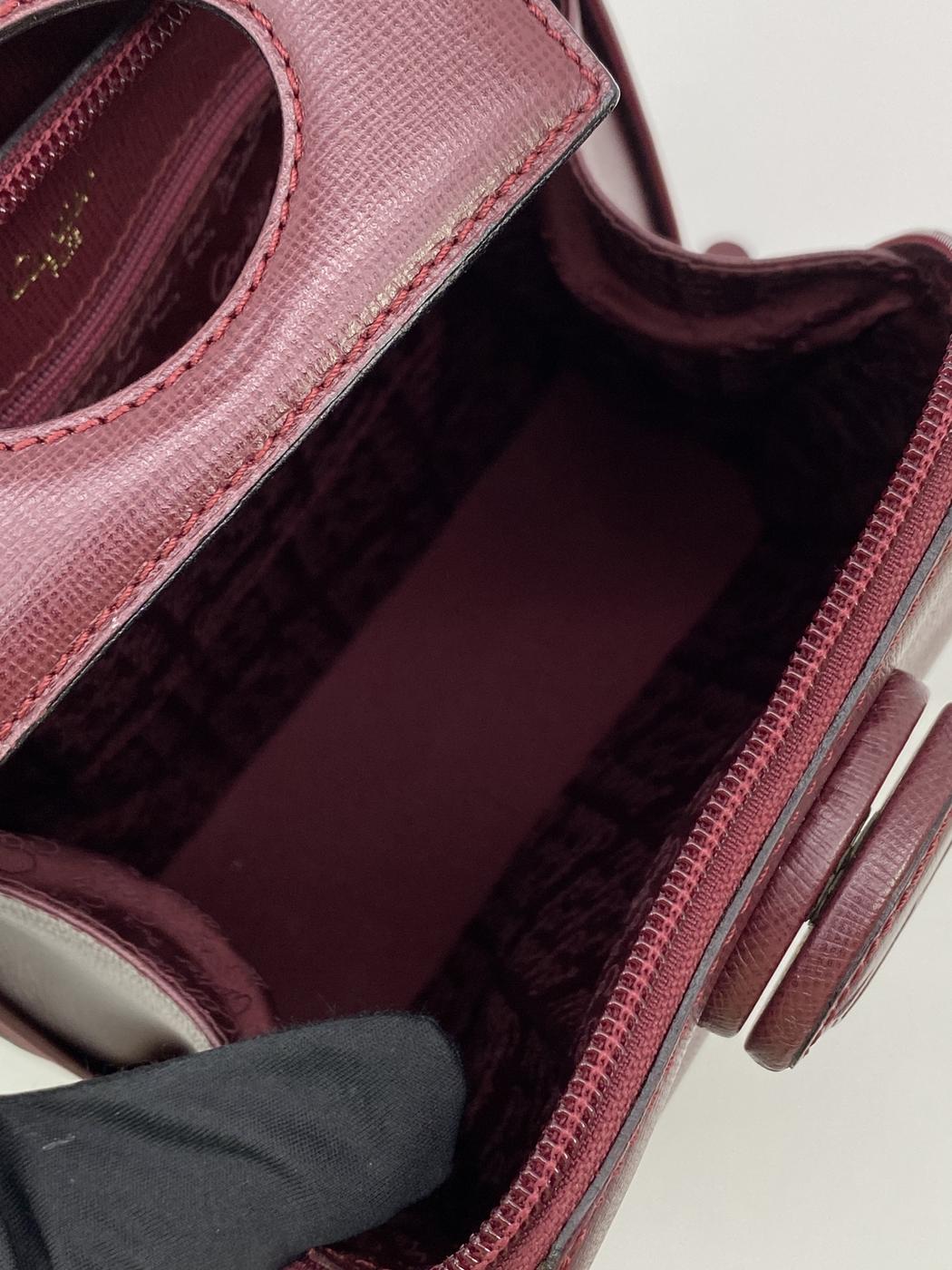 カルティエ Cartier マストライン リュックサック バックパック ボルドー 管理番号:8392