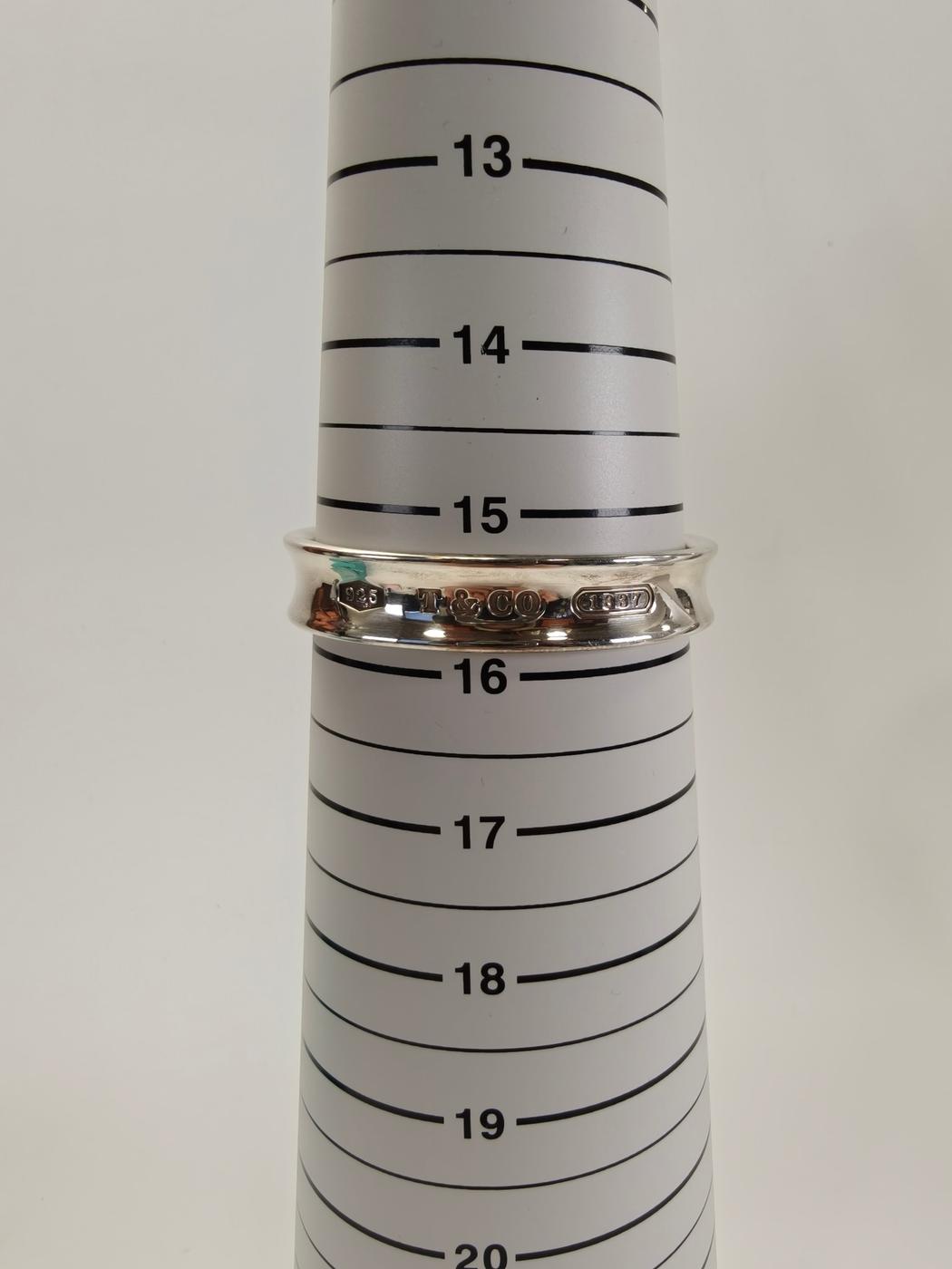 TIFFANY ティファニー 1837 ナローバングル カフブレスレット シルバー 管理番号:11177