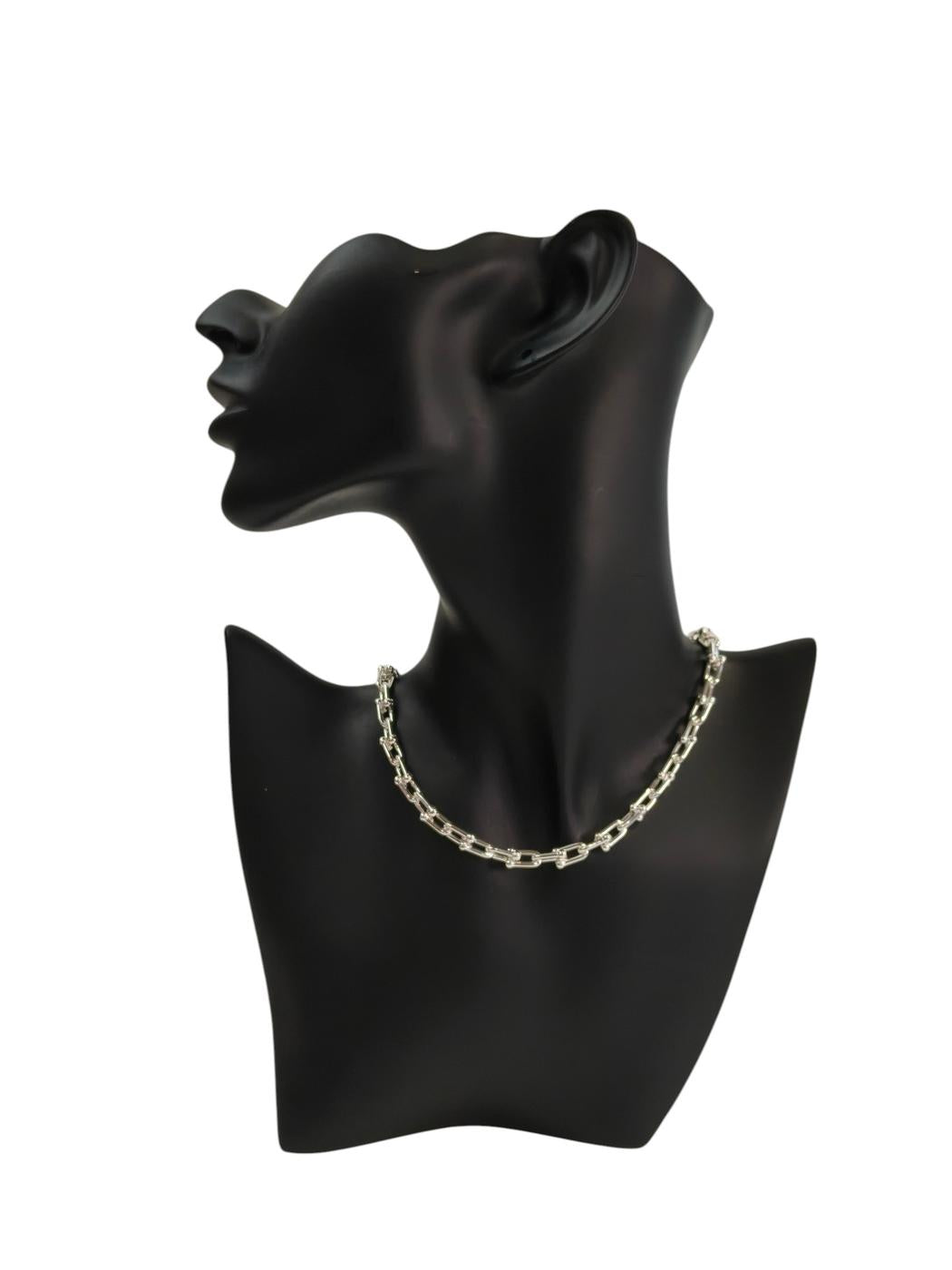 TIFFANY ティファニー ハードウェア スモールリンク ネックレス シルバー 管理番号:11306