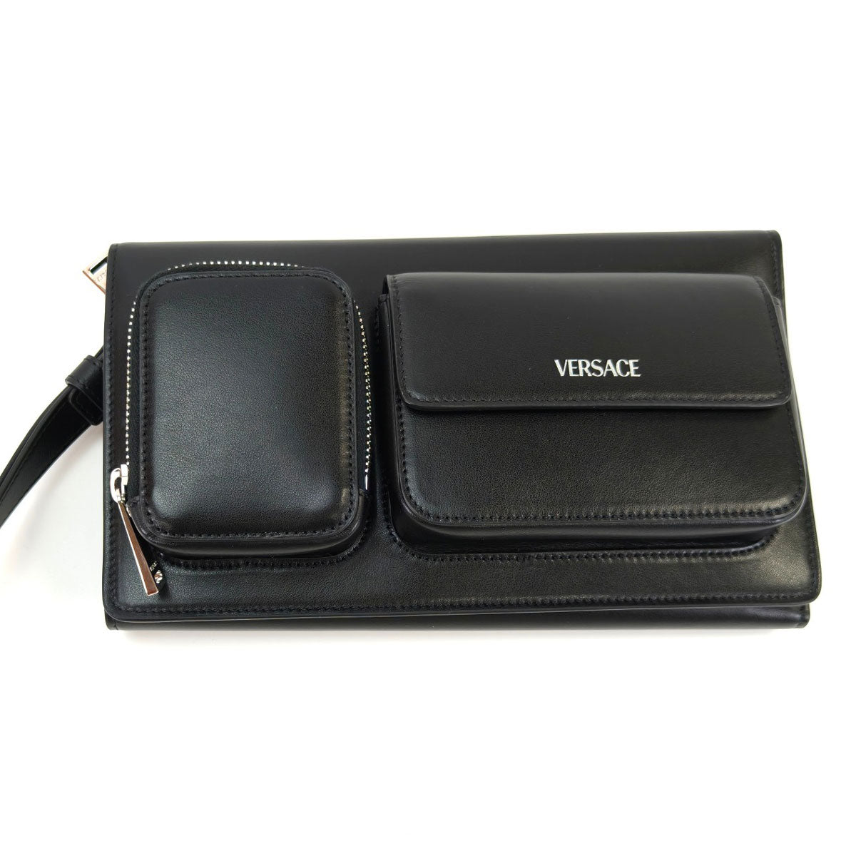 VERSACE ヴェルサーチェ Cargo 三つ折り ポーチ 財布 スマホケース 