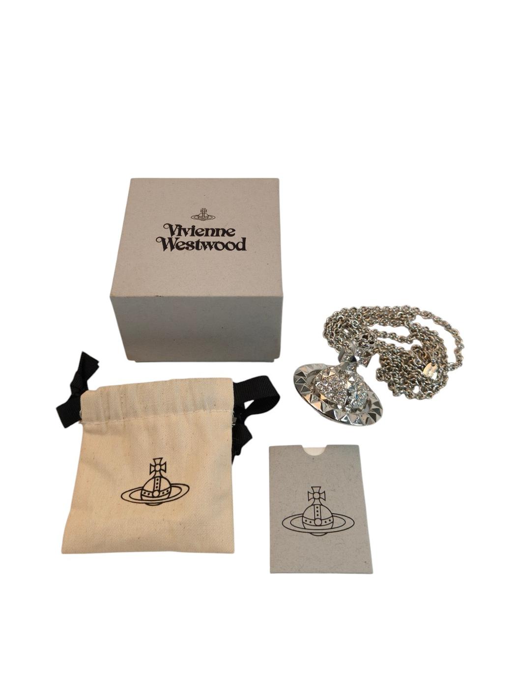 Vivienne Westwood ヴィヴィアン メイフェア ラージ オーブ ネックレス シルバー 管理番号:10792