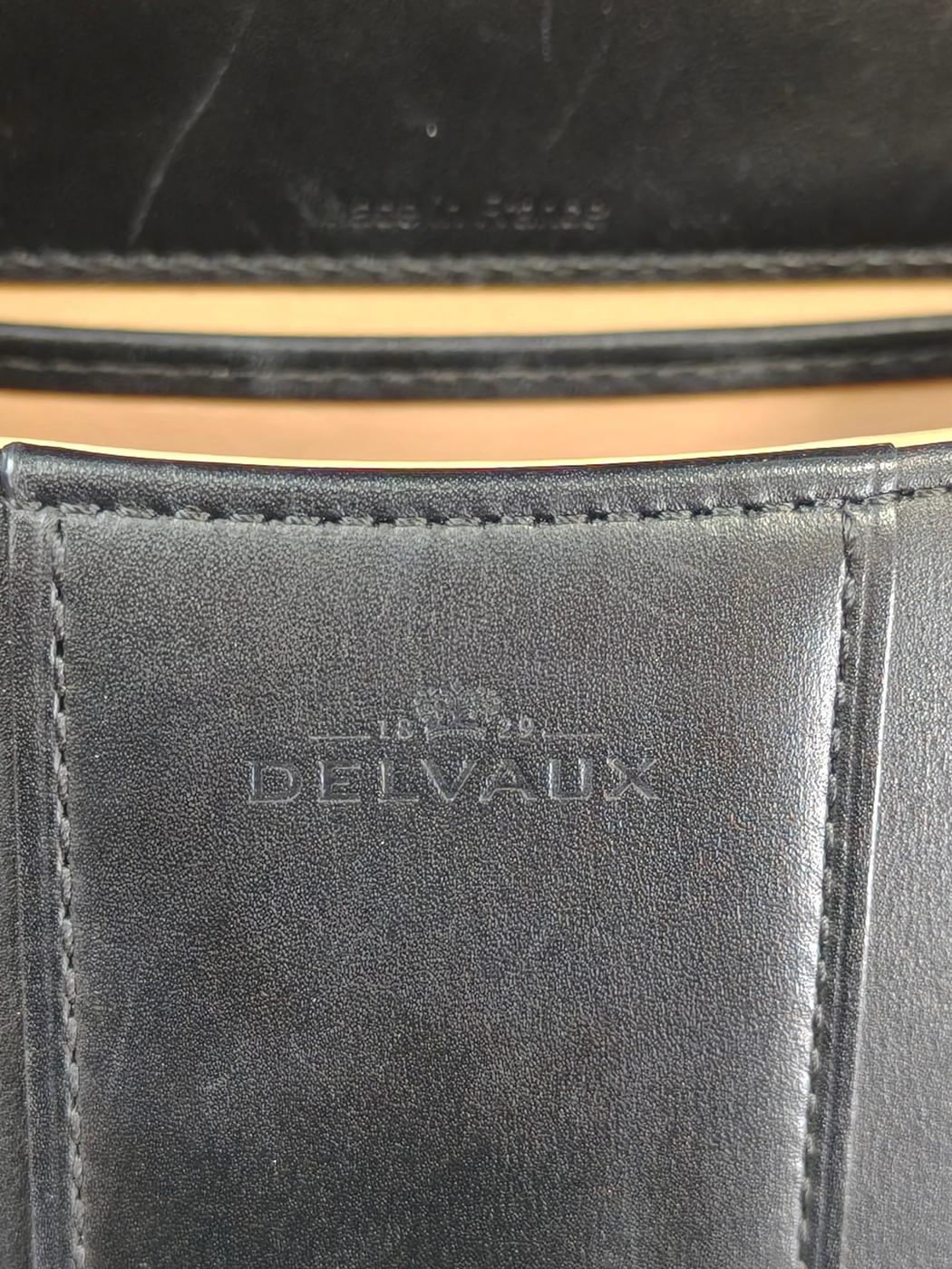 DELVAUX デルヴォー ブリヨン ミニ 2WAY スト付 ハンドバッグ ブラック 管理番号:11528