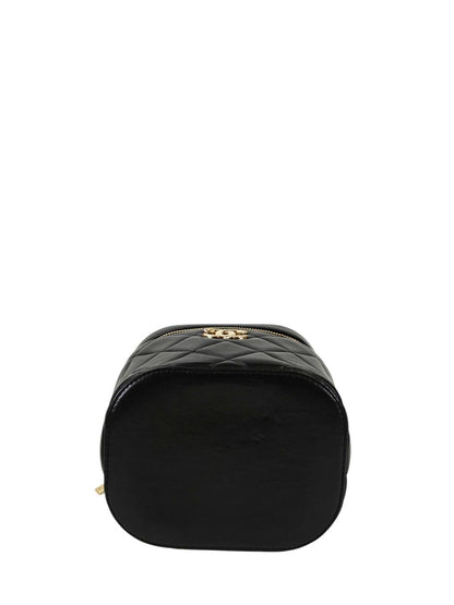CHANEL シャネル ヴァニティ 2way チェーンショルダーバッグ ブラック 管理番号：10121