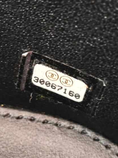 CHANEL シャネル ヴァニティ 2way チェーンショルダーバッグ ブラック 管理番号：10121