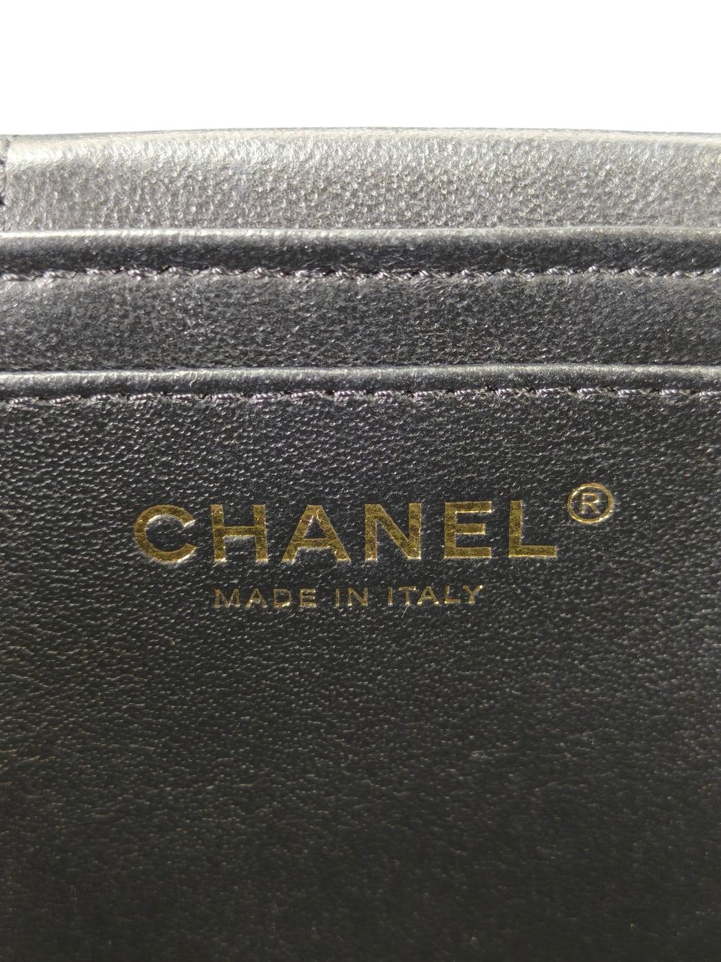 CHANEL シャネル ヴァニティ 2way チェーンショルダーバッグ ブラック 管理番号：10121