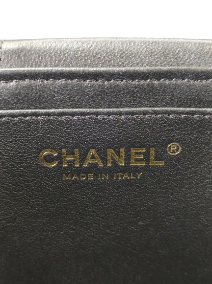 CHANEL シャネル ヴァニティ 2way チェーンショルダーバッグ ブラック 管理番号：10121