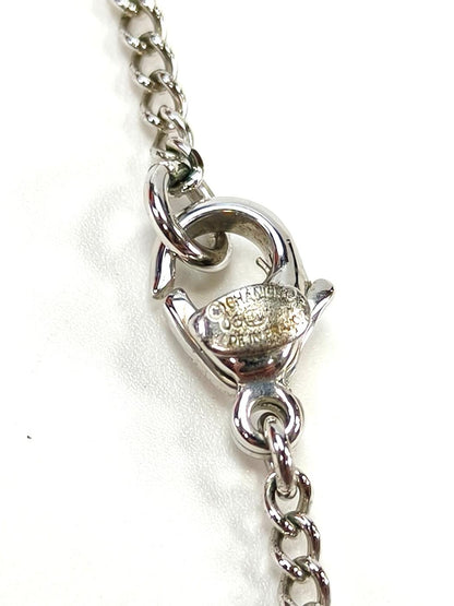 CHANEL Coco Mark Necklace Silver Control Number: 10440
