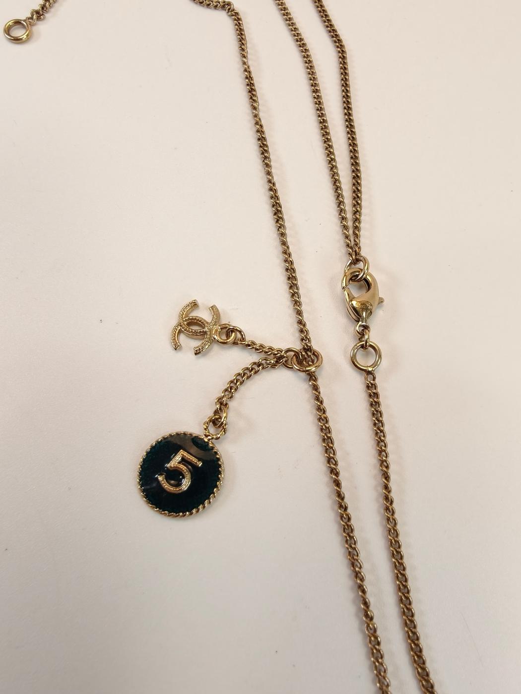 CHANEL シャネル ココマーク ロゴ No.5 ネックレス ペンダント