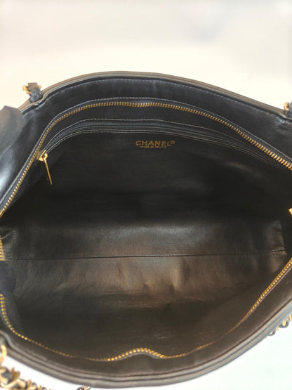 香奈儿 (CHANEL) 微孔绗缝 Coco Mark 手提包，链条手提包，象牙色，参考编号：10463