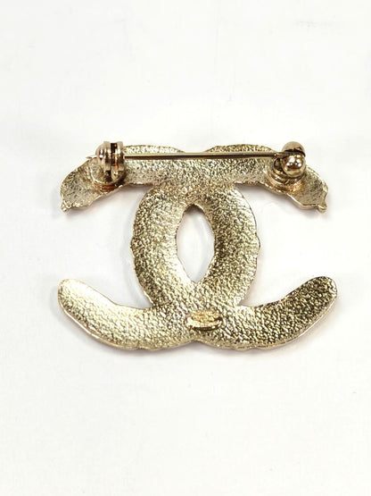 CHANEL シャネル ココマーク 羽 ブローチ ゴールド 管理番号：10499