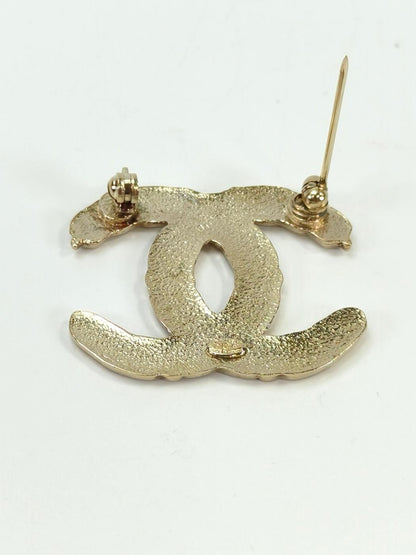 CHANEL シャネル ココマーク 羽 ブローチ ゴールド 管理番号：10499