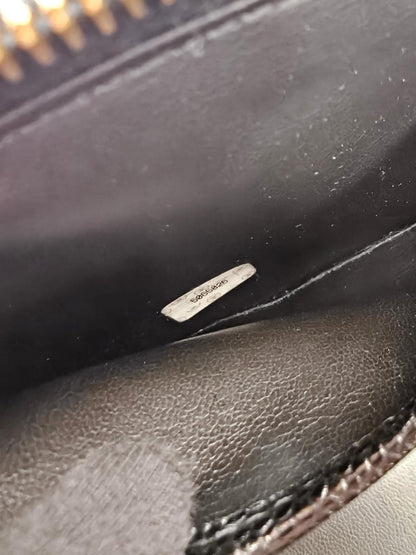 CHANEL シャネル キャビアスキン 2Way バニティバッグ ショルダーバッグ メイク コスメ 化粧ポーチ ブラック 管理番号：10527