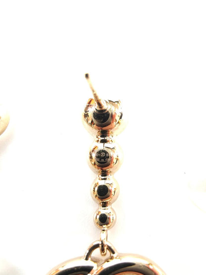 CHANEL Coco Mark Drop Earrings Rhinestone Gold Product number: 10578